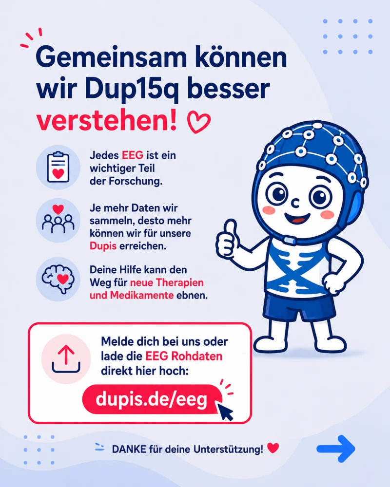 Gemeinsam können wir Dup15q besser verstehen.