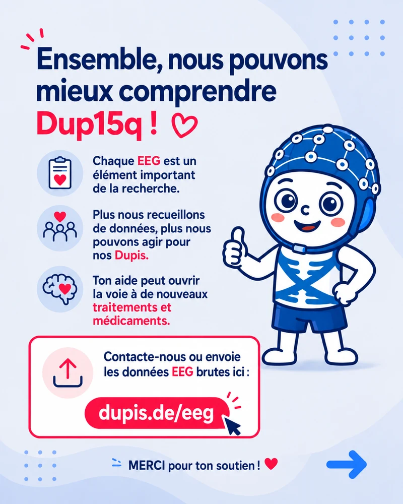 Ensemble, nous pouvons mieux comprendre Dup15q.