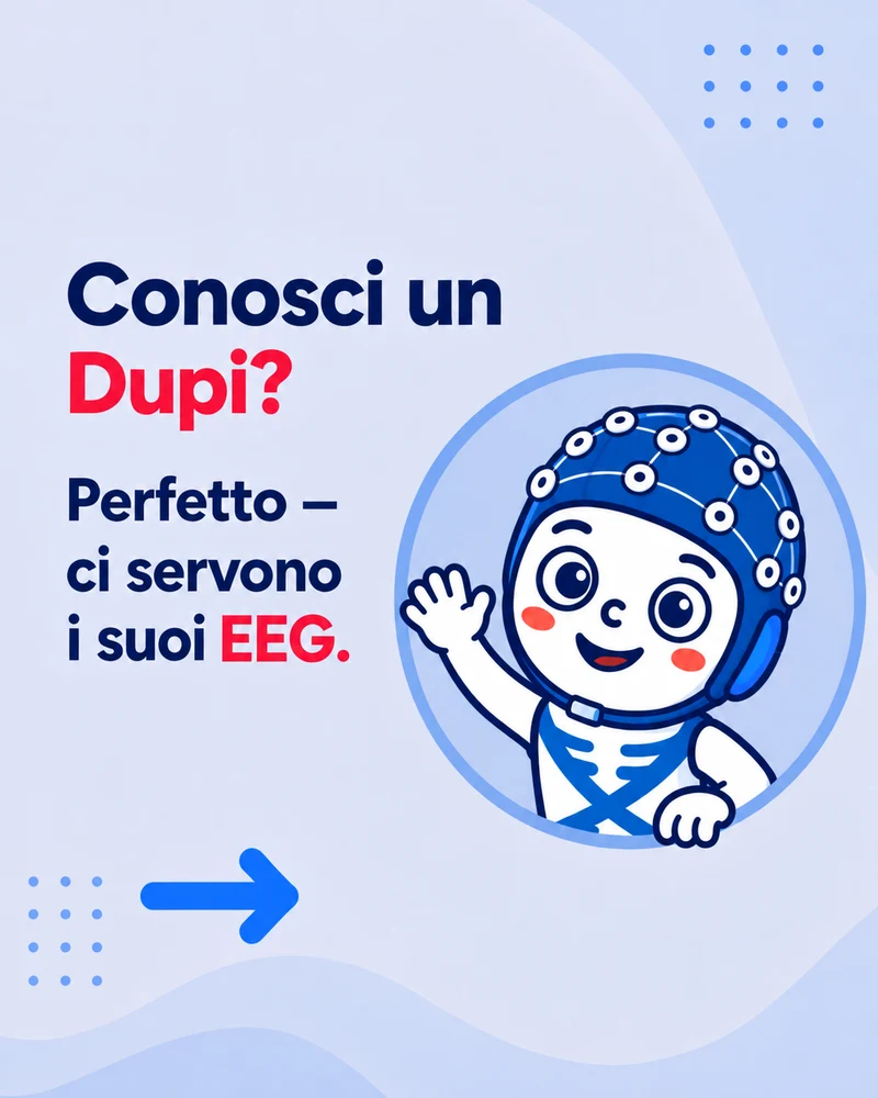 Conoscete una persona con Dup15q? I suoi EEG possono aiutare.